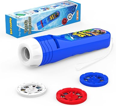 Pup Go 2-Pack Wild Animal & SeaWorld Torch and Projector for Kids Ages 3+