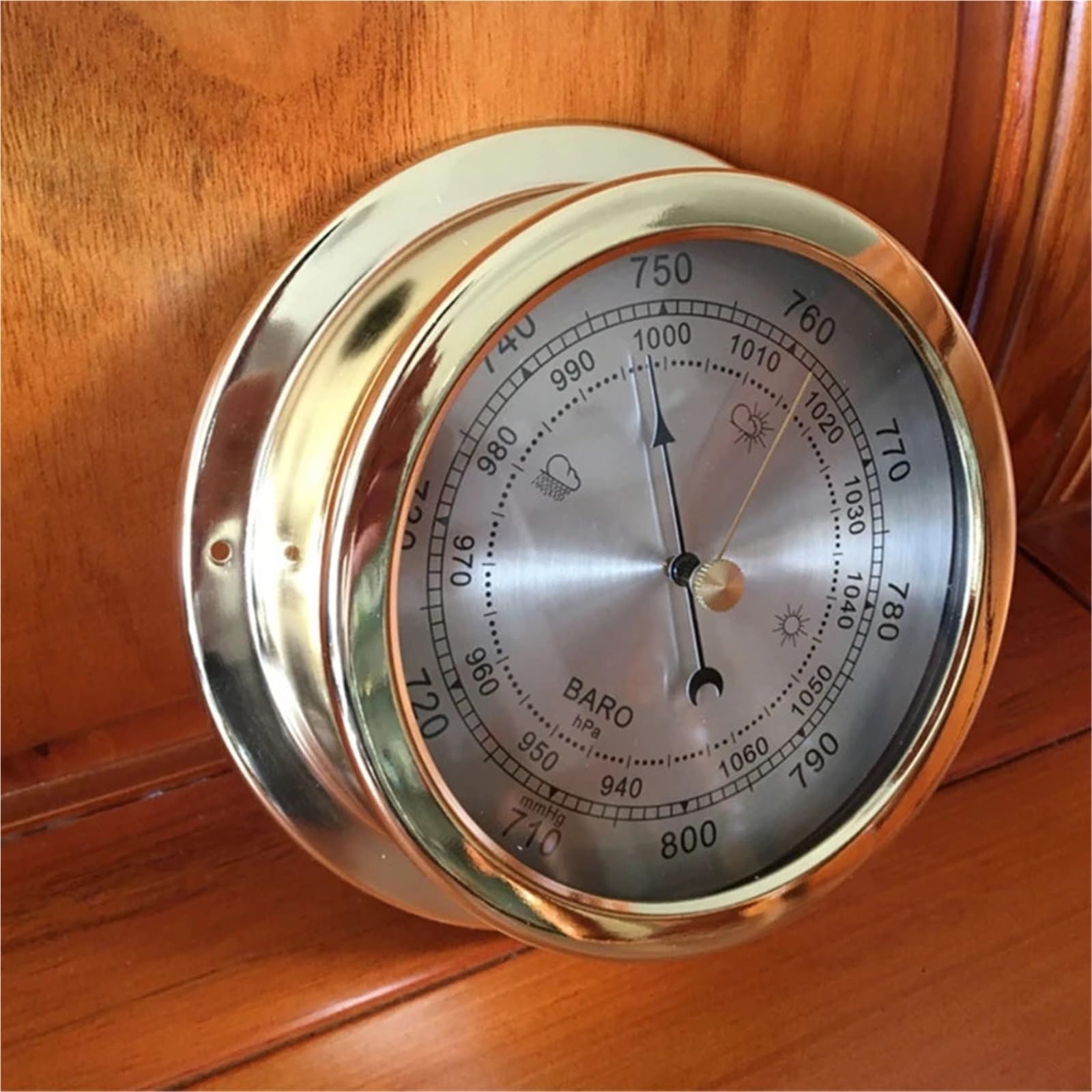 Wandbarometer An der Wand montiertes Barometer-Luftdrucküberwachungsinstrument. Genaue Wettervorhersage. Wettervorhersage