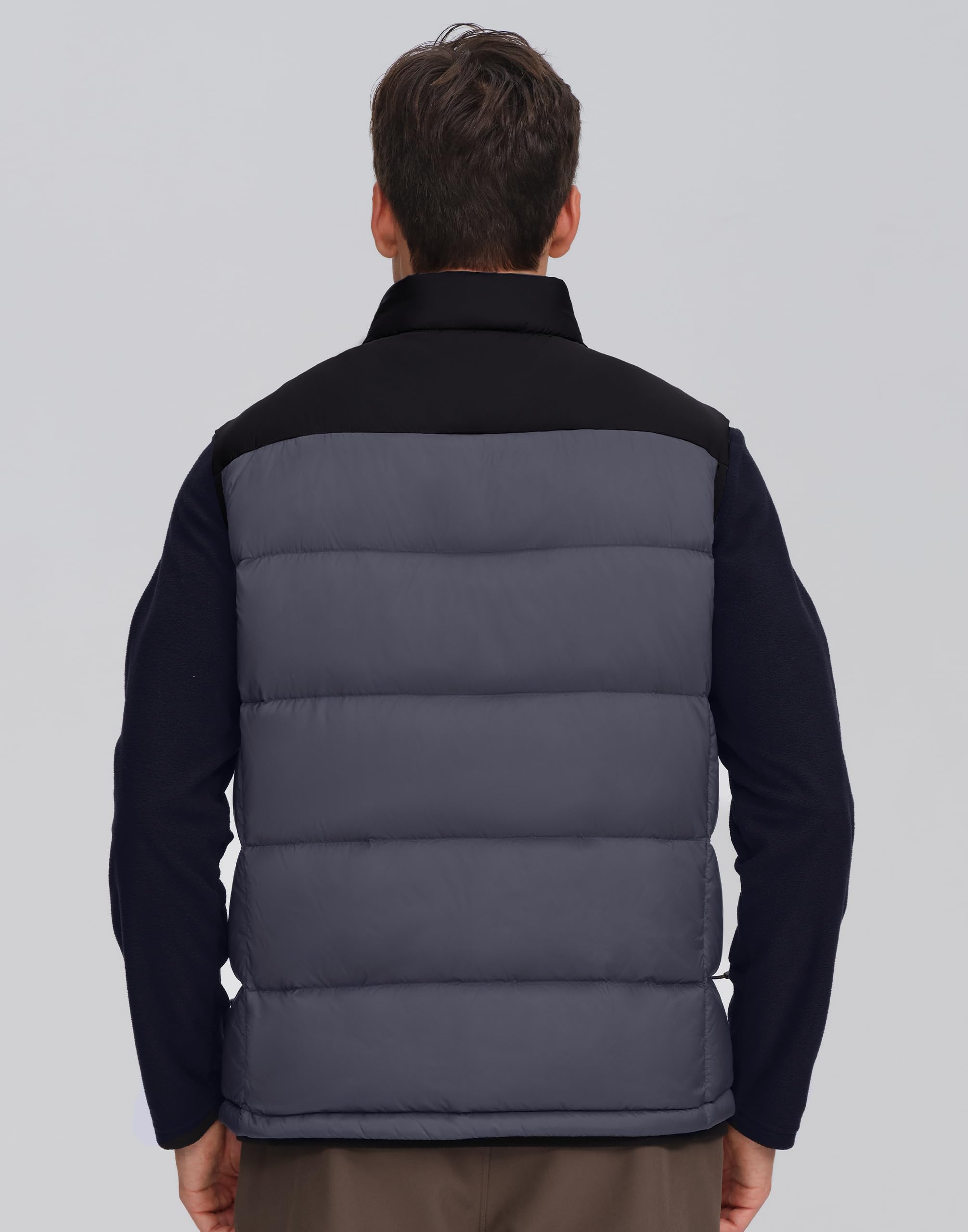 Pioneer Camp Piumino leggero da uomo Fill Power 700, ripiegabile, senza maniche, caldo