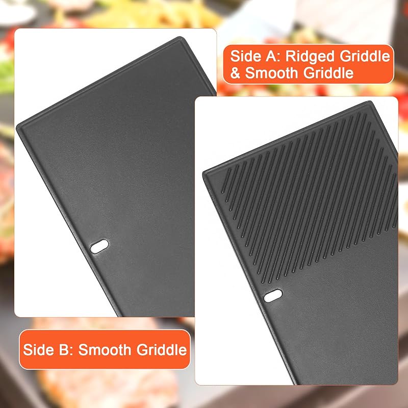 GFTIME 49,5 cm öntöttvas grillrács Weber Genesis E/S/EP/CEP 310/320/330 gázgrillhez