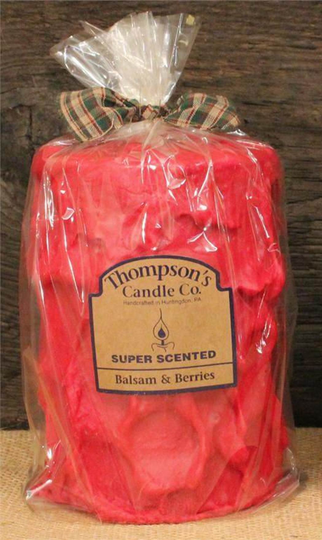 Thompson's Candle Co Super Scented LG (42 oz) Pillar 200 Hrs