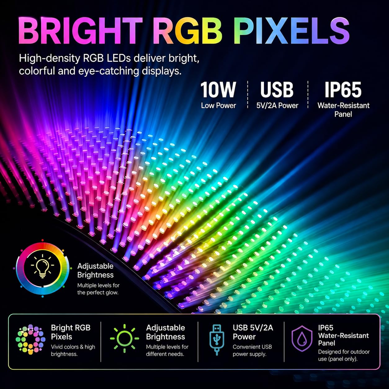 Tablica wyników LED programowalna, 59 x 12 cm, napis RGB LED ze sterowaniem aplikacją Bluetooth i pilotem zdalnego sterowania, elastyczna tabliczka LED do samochodu, ciężarówki, witryny sklepowej i