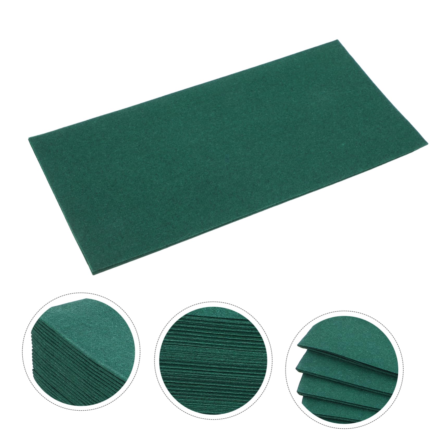 MAGICLULU 2 Set Tovaglioli Usa E Getta Verdi Confezione Tovaglioli Decorativi Assorbenti Per Matrimoni Ristoranti E 50 Pezzi*2