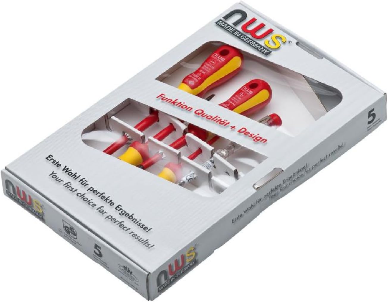 Genuine 1x 7 Piece NWS Set Of Vde Screwdrivers Set DIY Tool