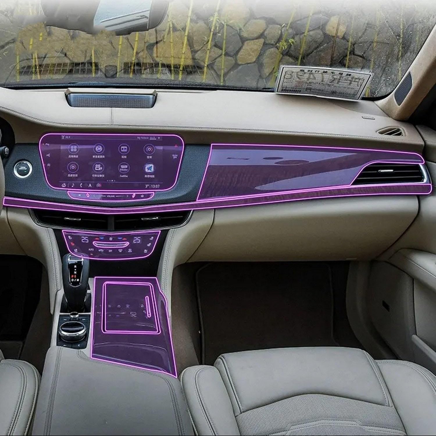 Film de protection pour Cadillac CT6 2018-2023 écran de navigation GPS auto tactile