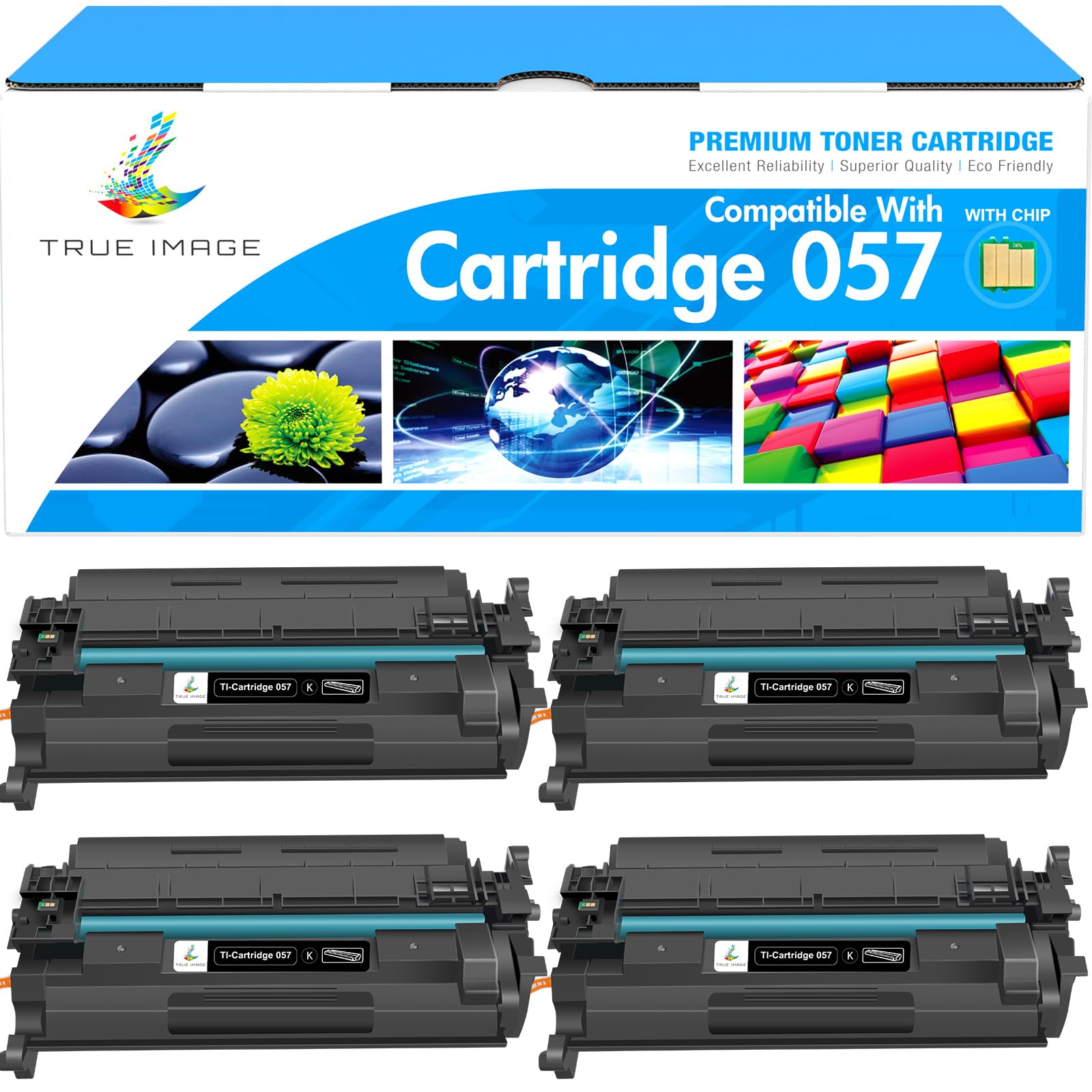 4本セット　Canon DRUM Cartridge 053 Amazon.com: 057 Toner Cartridges Compatible for Canon 057 057H CRG