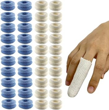 EDWERD Tubular Finger Bandage Roll - Elastic Fingertips Sleeves Protector for Arthritis, Inflammation, Tendonitis Wound Dressing Supplies 40