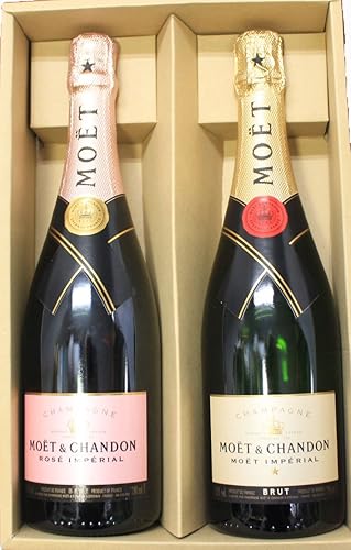 Amazon Co Jp モエシャンドン モエシャンドンロゼ2本 ギフトセット 食品 飲料 お酒