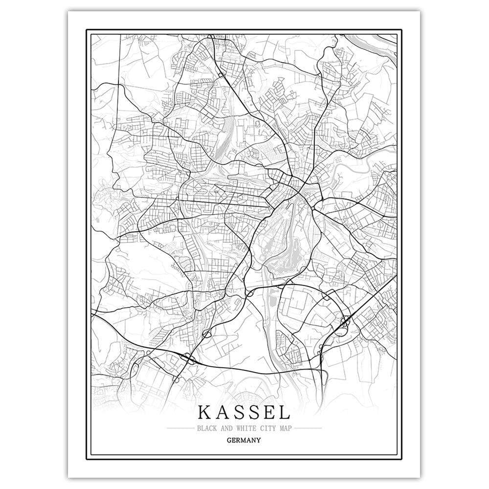 1000 elementów puzzli dla dorosłych, puzzle z mapą miasta Kassel, zestawy puzzli do twardej zabawy i zabawy rodzinnej, spersonalizowane tajemnicze prezenty, 1500 szt