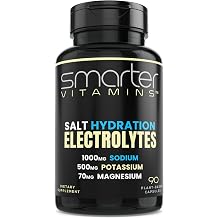 Electrolyte Capsules with 1000mg Sodium, Potassium & Magnesium, 90 Count
