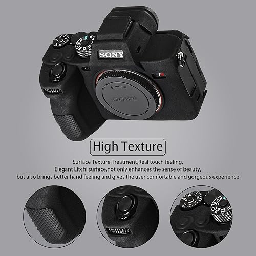 Miniatura 5 de Easy Hood A7RV - Funda para cámara antiarañazos, ajuste delgado, de goma de silicona suave, compatible con cámara Sony Alpha 7R V A7RV 7RM5 DSLR
