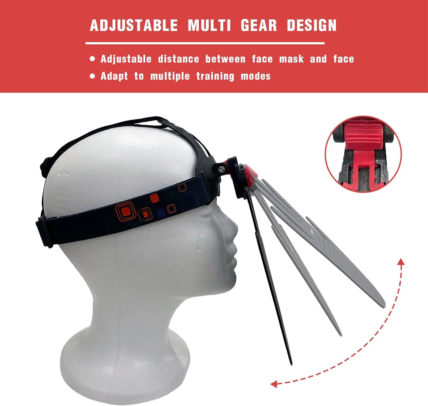 Headgear Blocking Guards Basketball Defensive Mask 2nd Generation 3D Eye-Blocking Shooting Dribble Mask Guard Shooter Jump Shot Basketball Associates Training Equipment