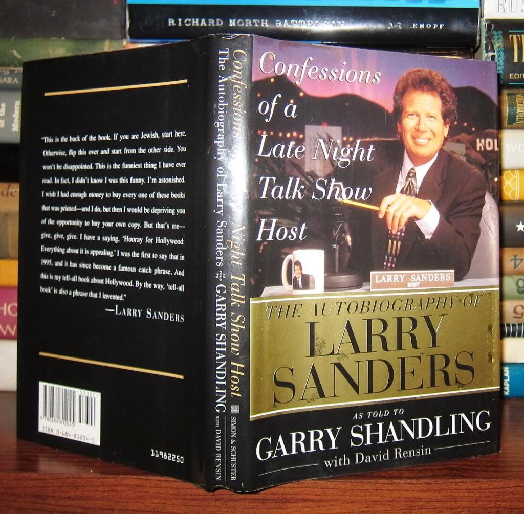 Confessions of a Late Night Talk Show Host Larry Sanders autobiographie humour