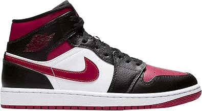 Nike Air Jordan 1 Mid, Zapatillas de básquetbol Hombre, Negro (Black Noble  Red White), 50.5 EU : Amazon.es: Zapatos y complementos