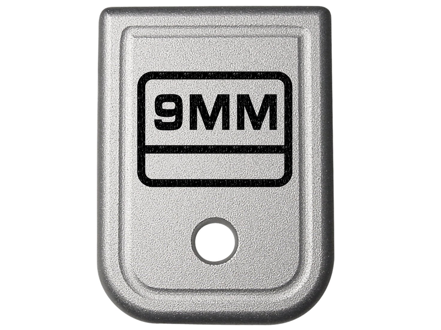 Magazine Base Plate for Glock 9MM .40 Gen 1-5 Silver NDZ 9mm G Logo