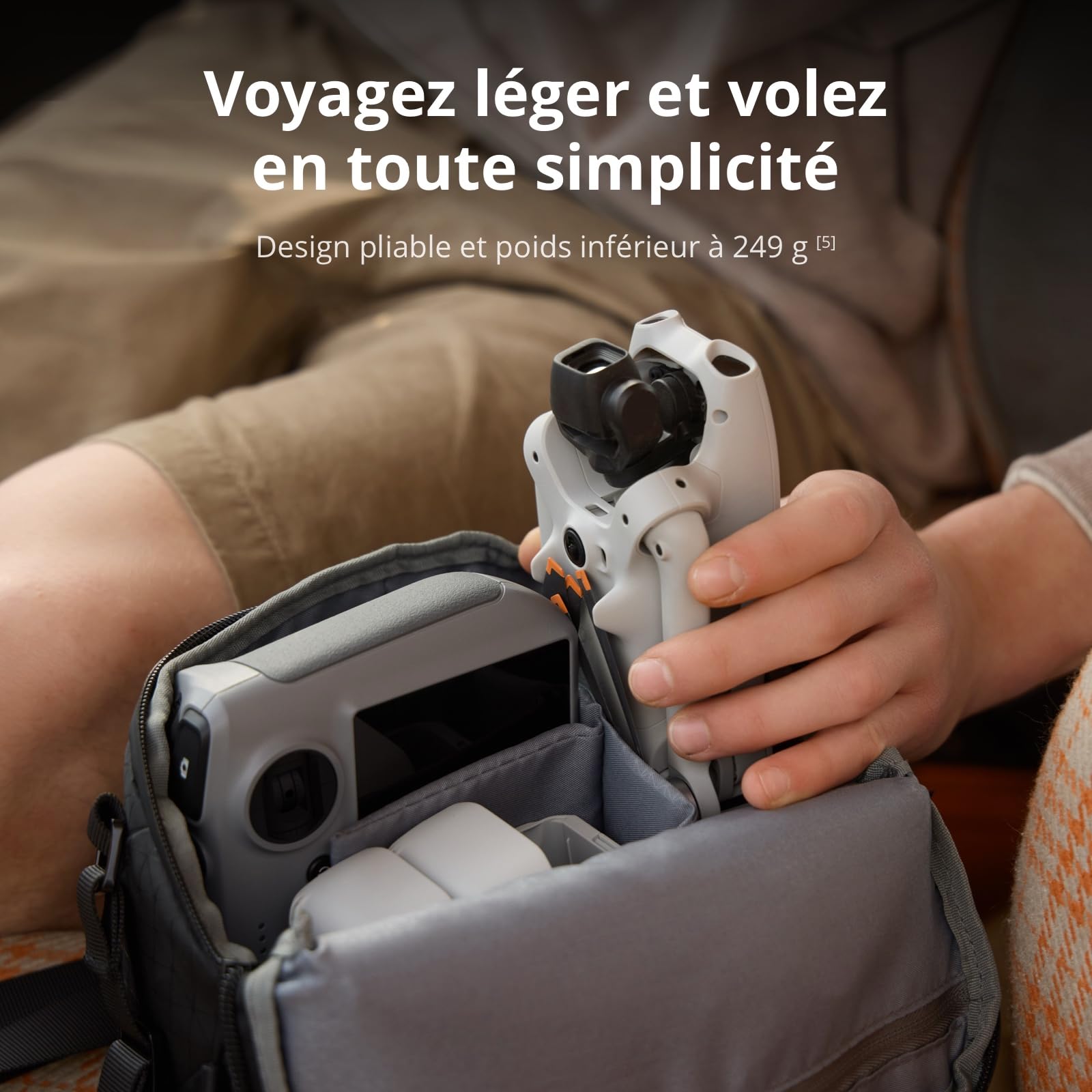 Bundle deux batteries DJI Lito X1 avec DJI RC-N3, drone caméra 4K pour débutants, Détection d’obstacles, ActiveTrack, capteur 1/1,3 pouce, léger pour adultes, 2 batteries, C0