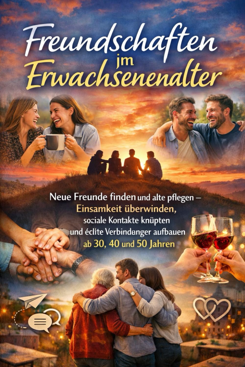 Freundschaften im Erwachsenenalter: Neue Freunde finden und alte pflegen – Einsamkeit überwinden, soziale Kontakte knüpfen und echte Verbindungen aufbauen ab 30, 40 und 50 Jahren