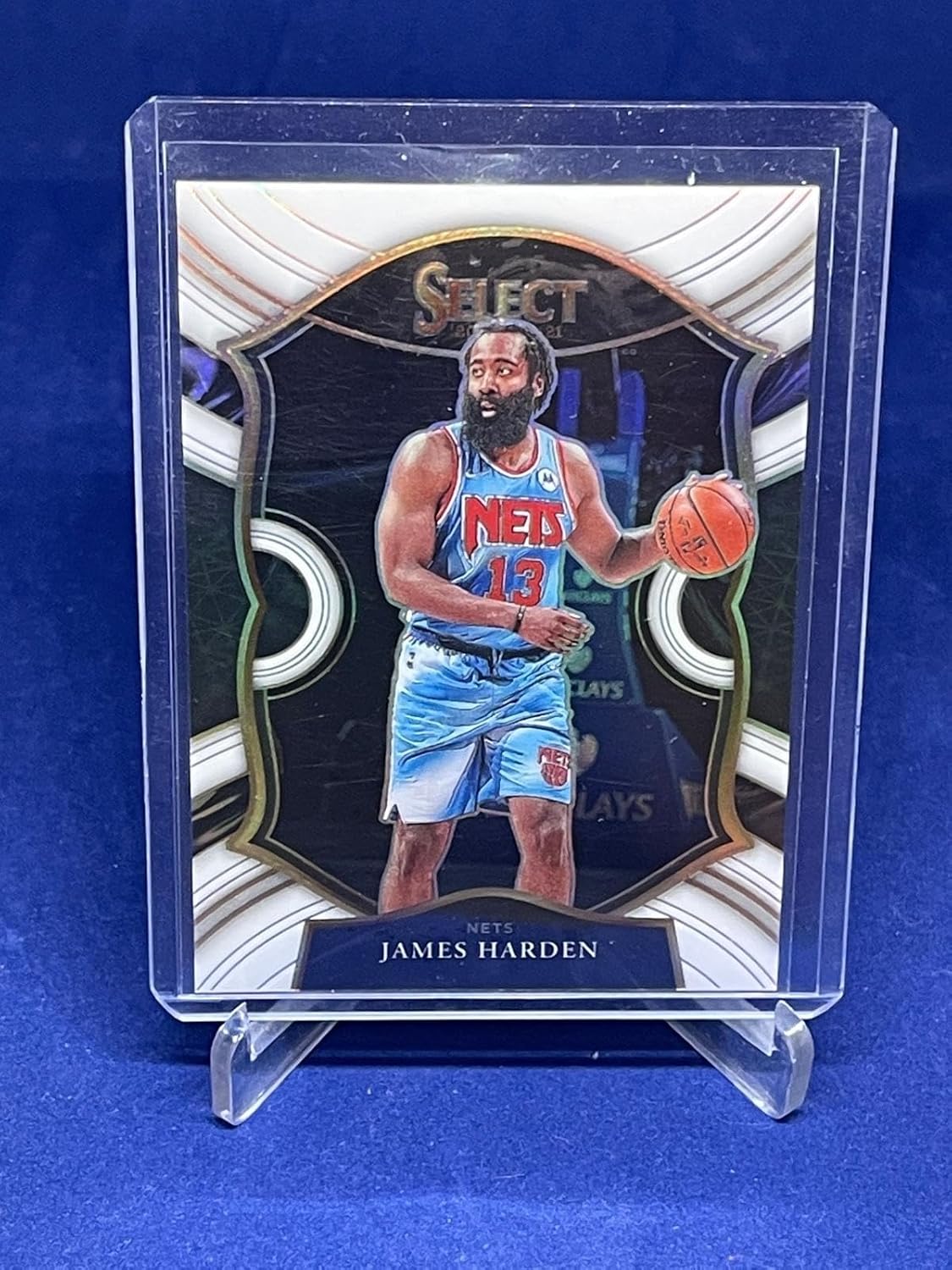 James Harden 2020-21 Panini Select Concourse Prizm #d 42/149 - Basketball Cards