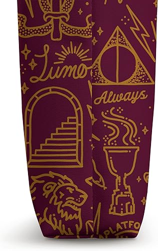 Miniatura 3 de Harry Potter Icons Line Art - Bolsa de mano con collage Blanco