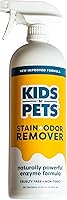 KIDS 'N' PETS Instant Pet Stain & Odor Remover - Eliminates Dog Pee, Cat Urine from Carpet, Furniture, Mattress - Non-Toxic, Child & Pet Safe 27oz