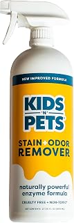 KIDS 'N' PETS Instant Pet Stain & Odor Remover - Eliminates Dog Pee, Cat Urine from Carpet, Furniture, Mattress - Non-Toxic, Child & Pet Safe 27oz