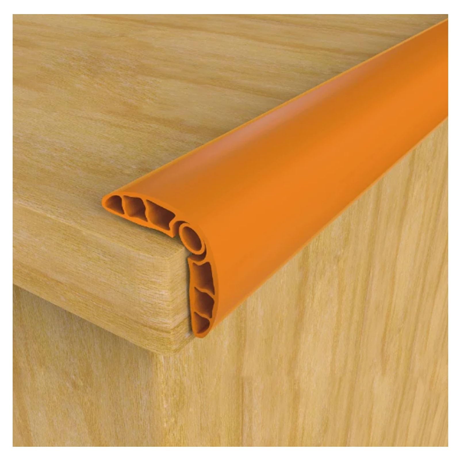 YPIOUREN Foam Edge Protector, Corner Guards, Anti Collision Strip for Furniture Bed Cabinets Stair(Orange,150cm (59in))