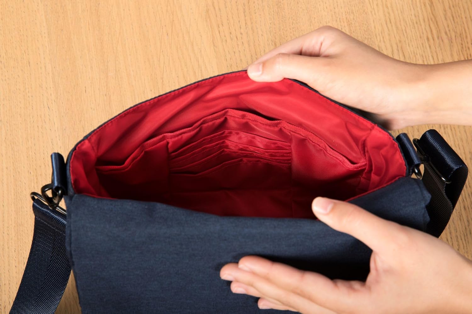 Generic Peakelite Crossbody Bag for Women, Women Shoulder Bag, Travel Crossbody Purse, Multiple Compartment, Navy - Image 8