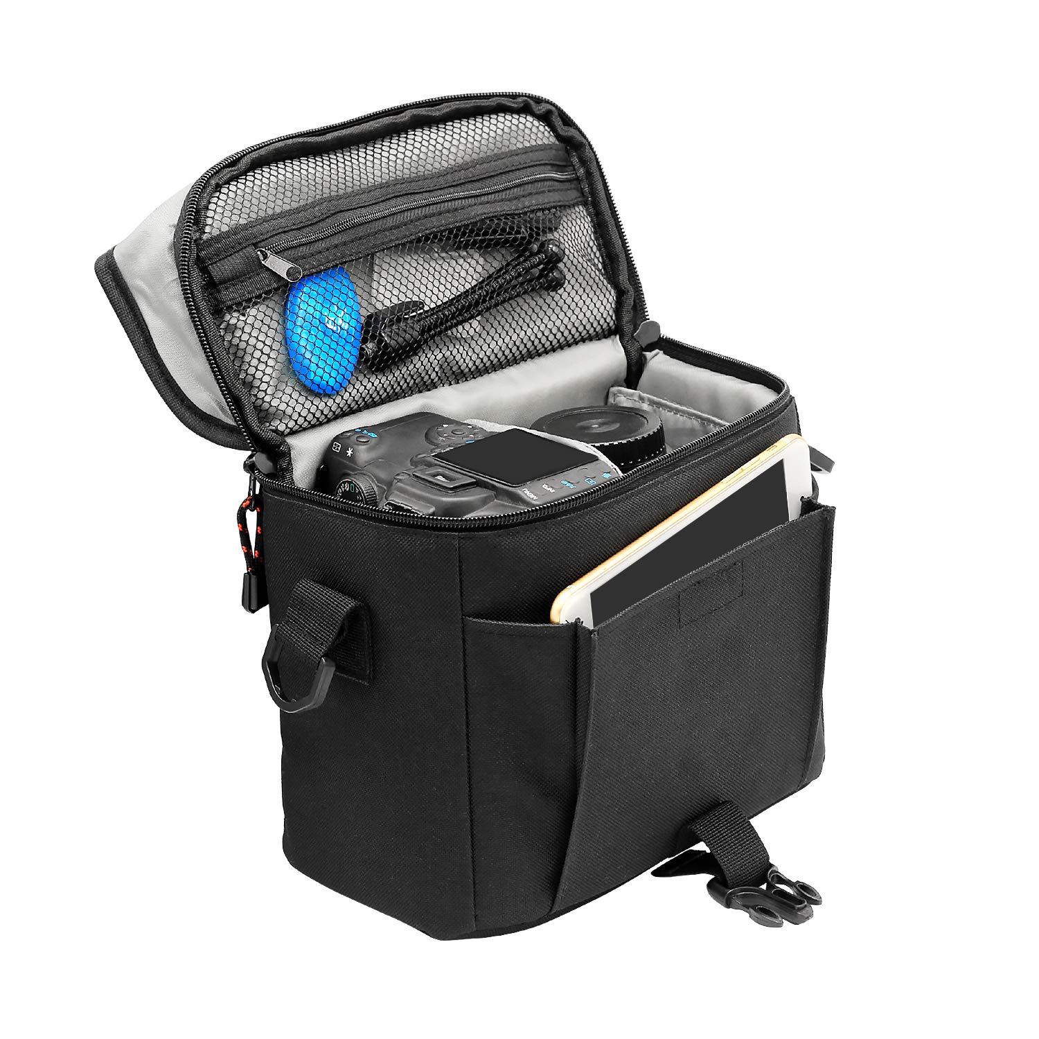 Amazon.co.jp: FOSOTO 大容量一眼レフカメラケース ミラーレス一眼 多  