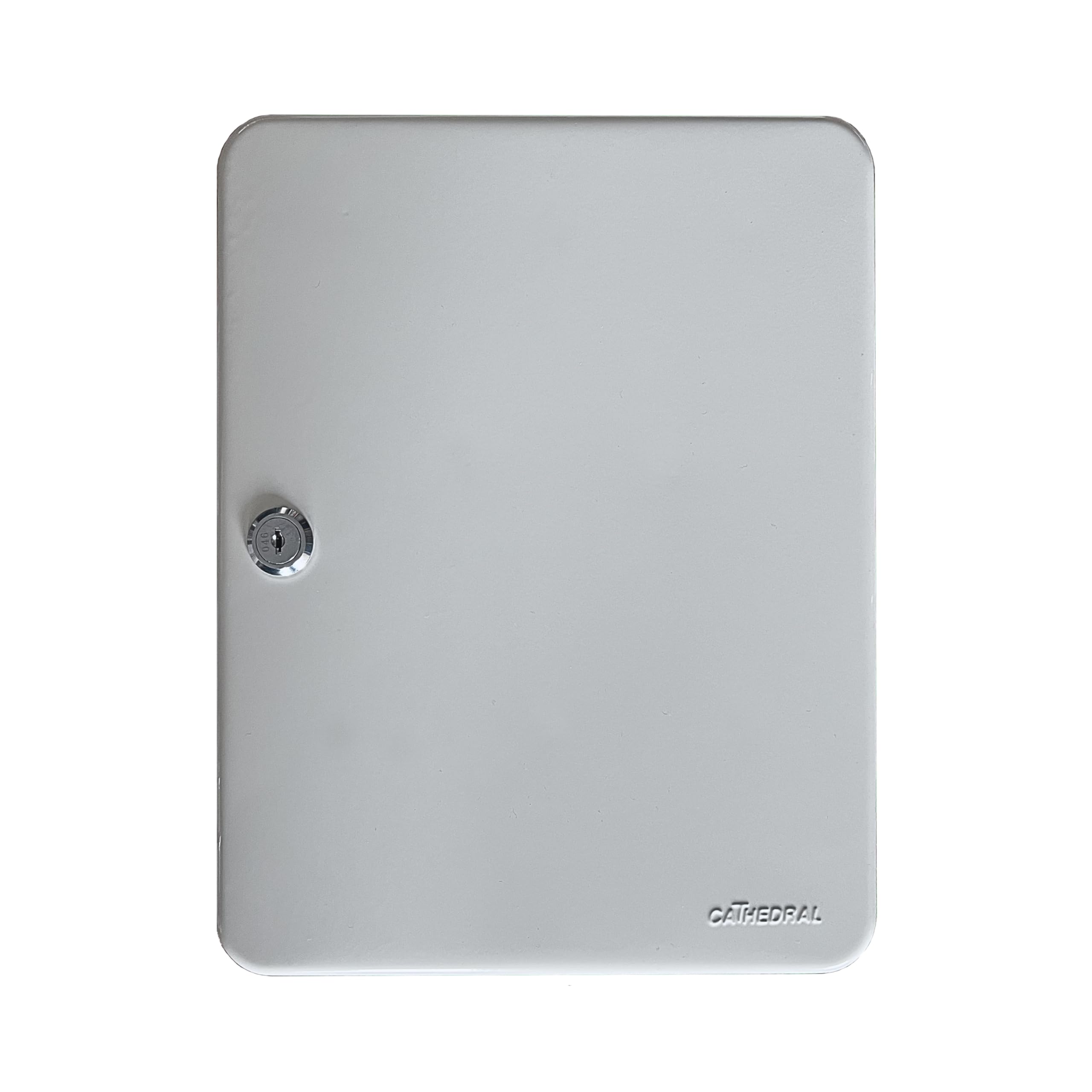 Cathedral Key Cabinet - Caja de seguridad para llaves, gris