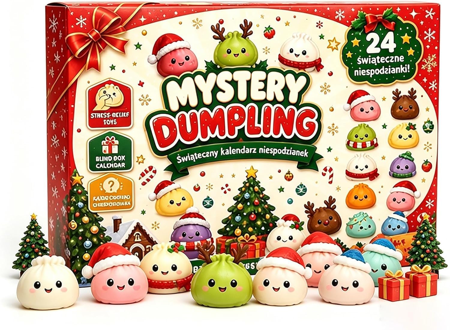 Christmas Squishies Advent Calendar 2026 Countdown Calendar For Adults，A