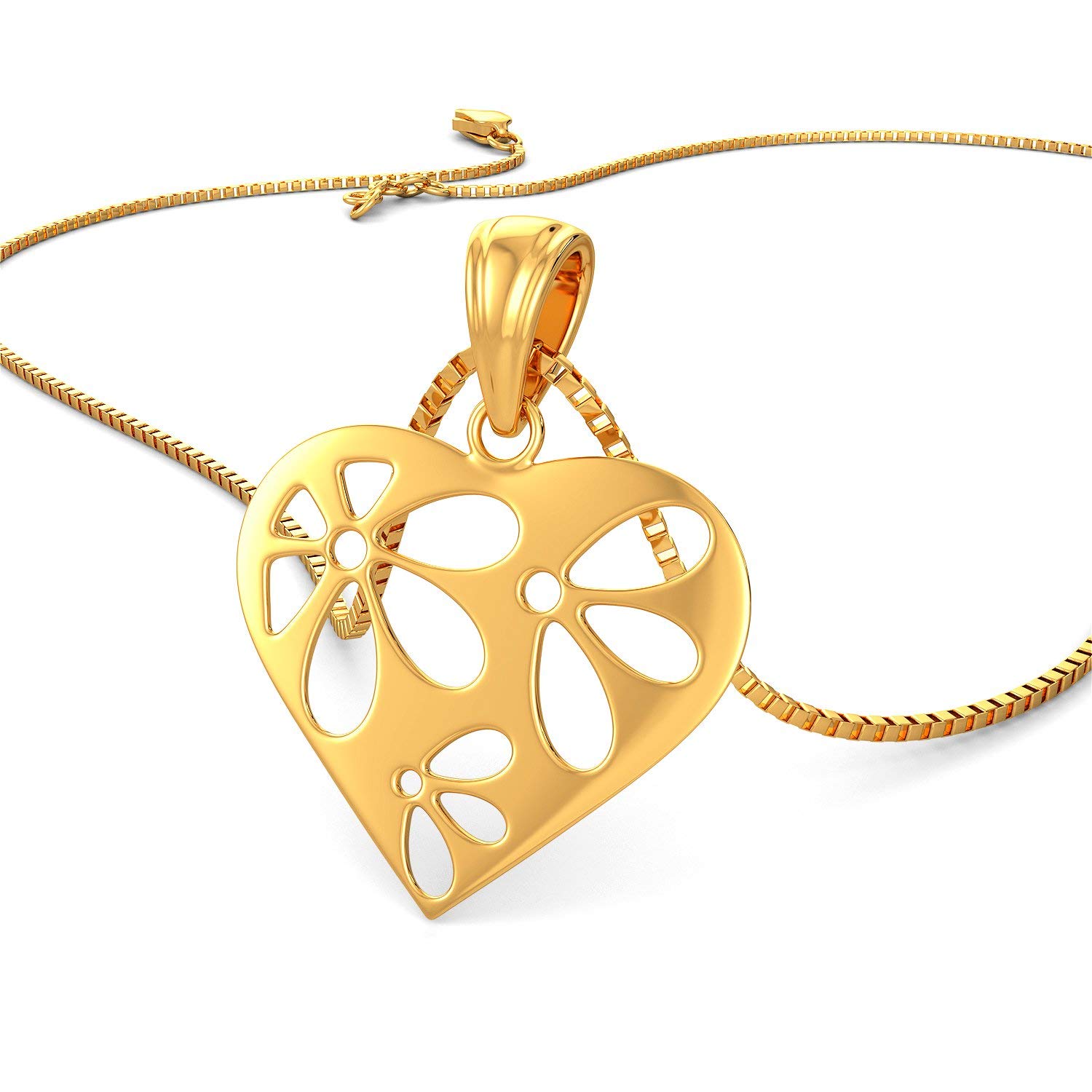 22k (916) Yellow Gold and Pendant for Girls