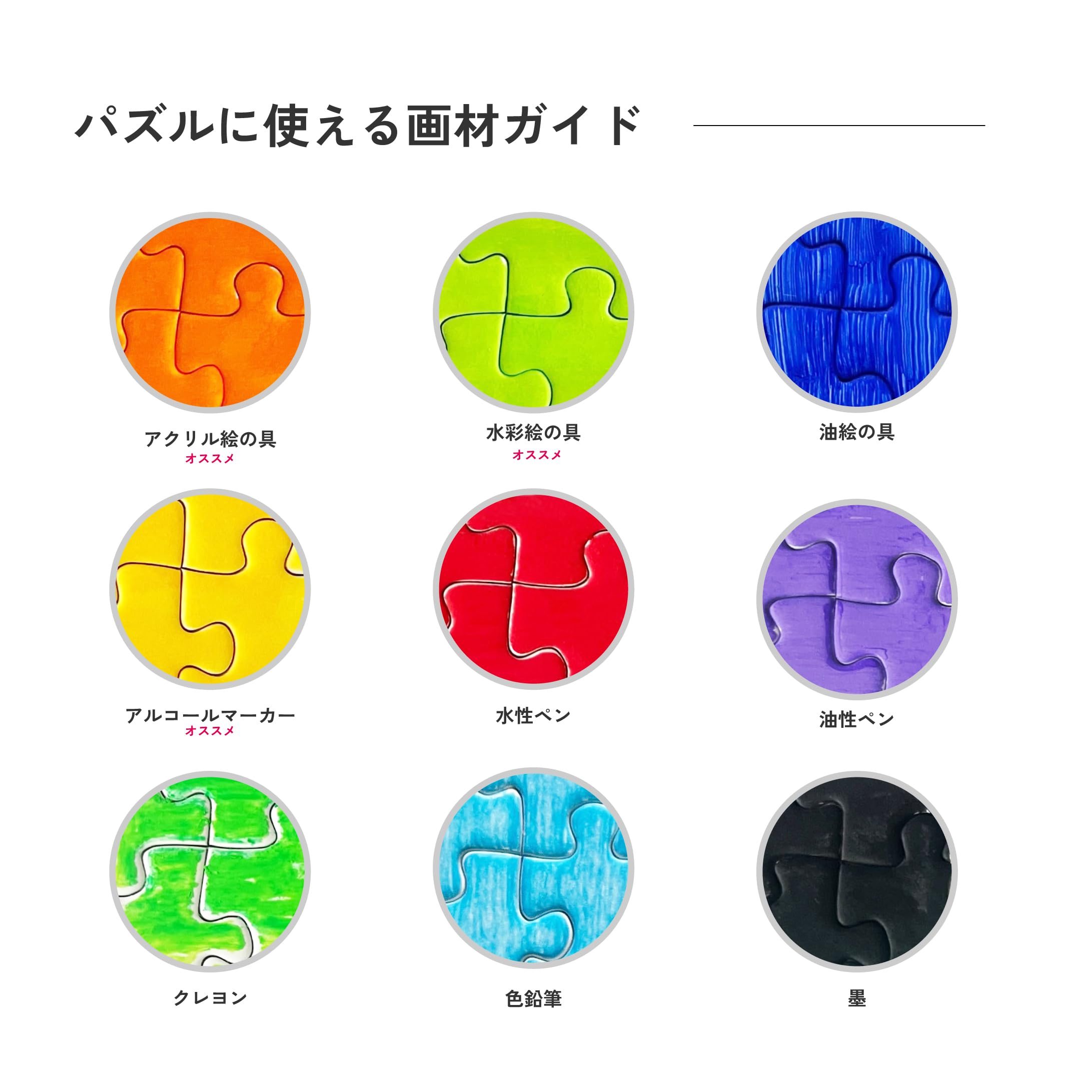 【中古】「非常に良い」ピクピク~解くと絵になる3つのパズル~ Amazon | お絵かき ジグソーパズル 白無地 A3 300ピース 5枚セット