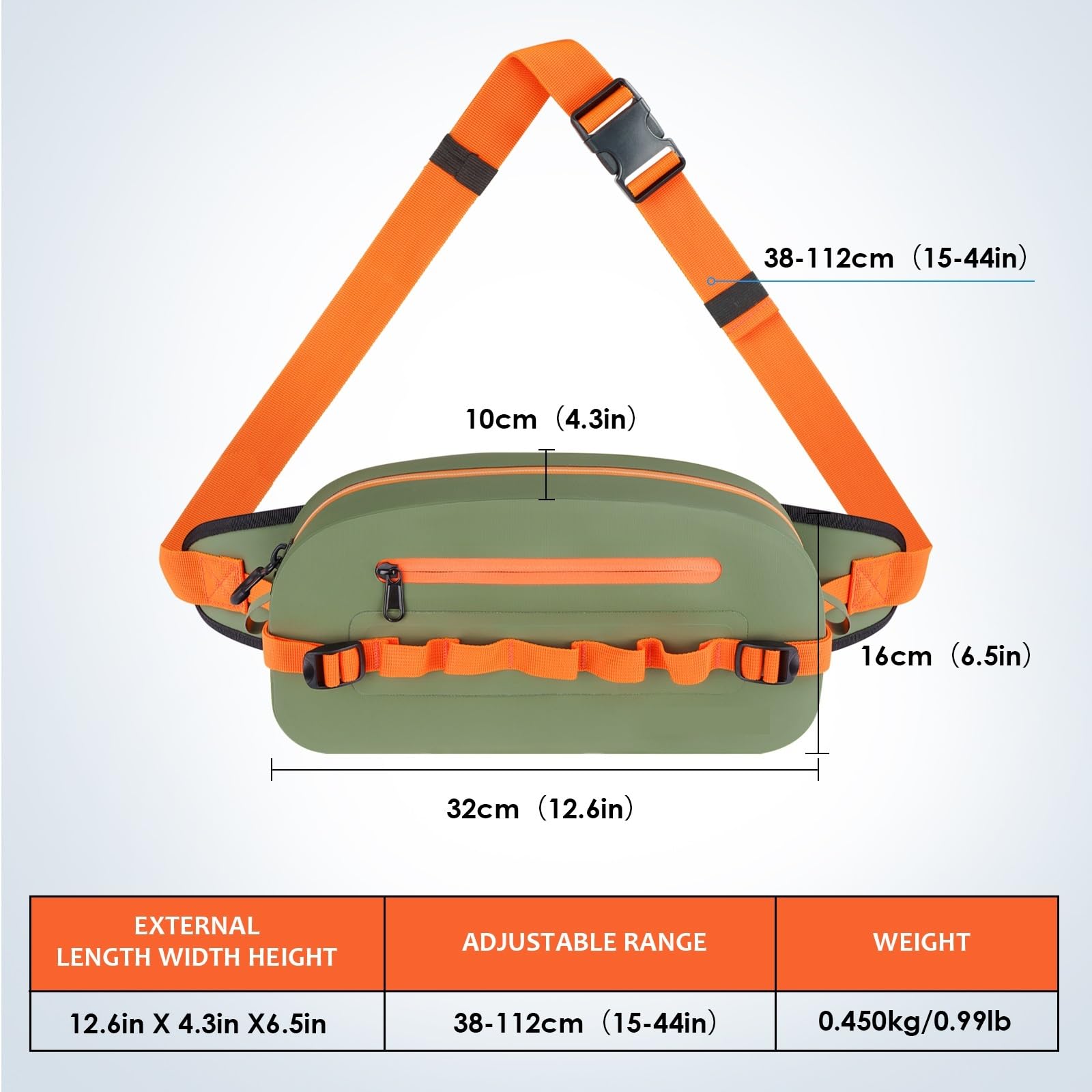 Borsa Da Pesca Impermeabile, Multifunzionale, For Riporre Attrezzatura Da Pesca, Verde E Marrone, Esche Da Pesca, Ami, Marsupi(Brown)
