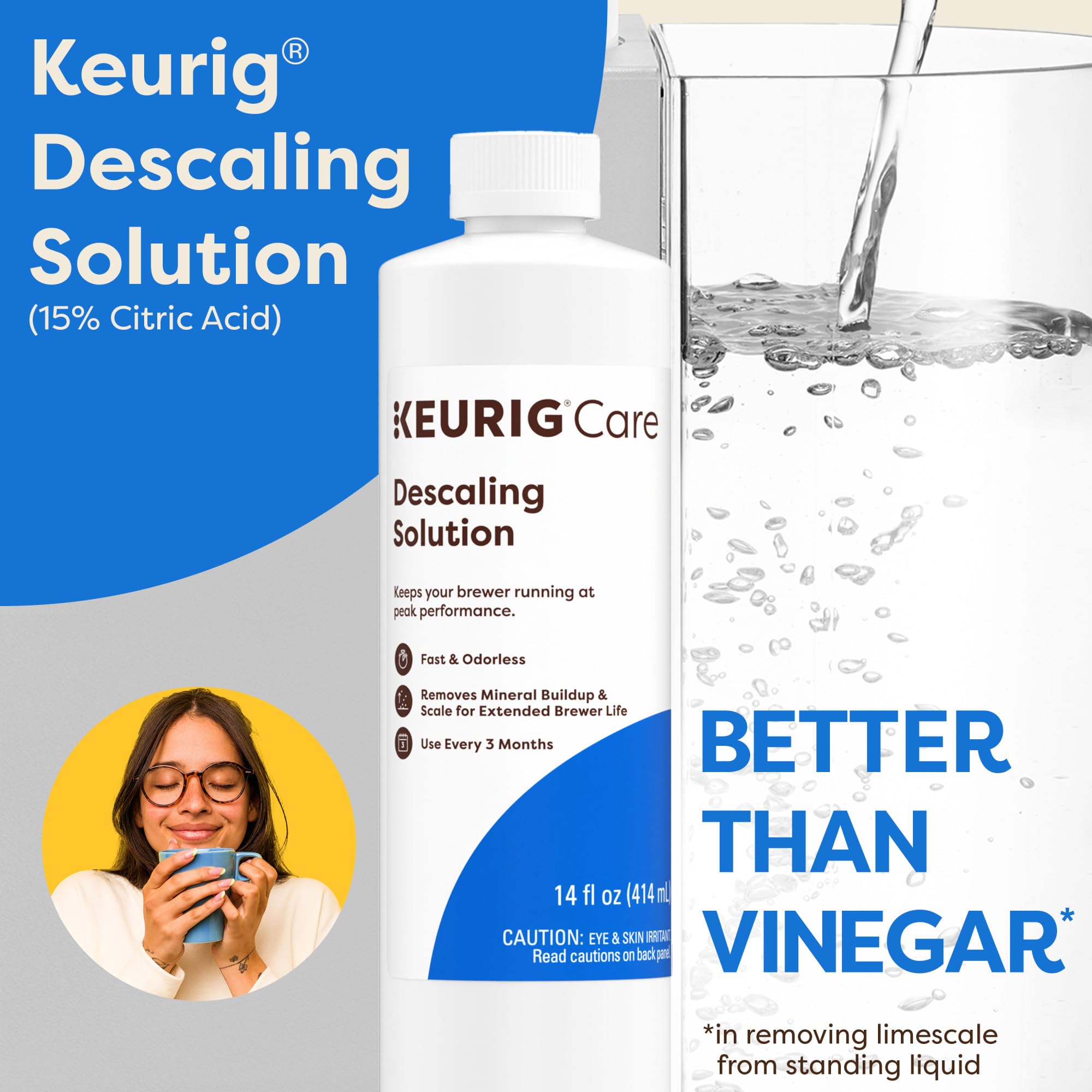 Keurig Brewer Cleanse Kit For Brewer Descaling and MaintenanceIncludes Descaling - product photo