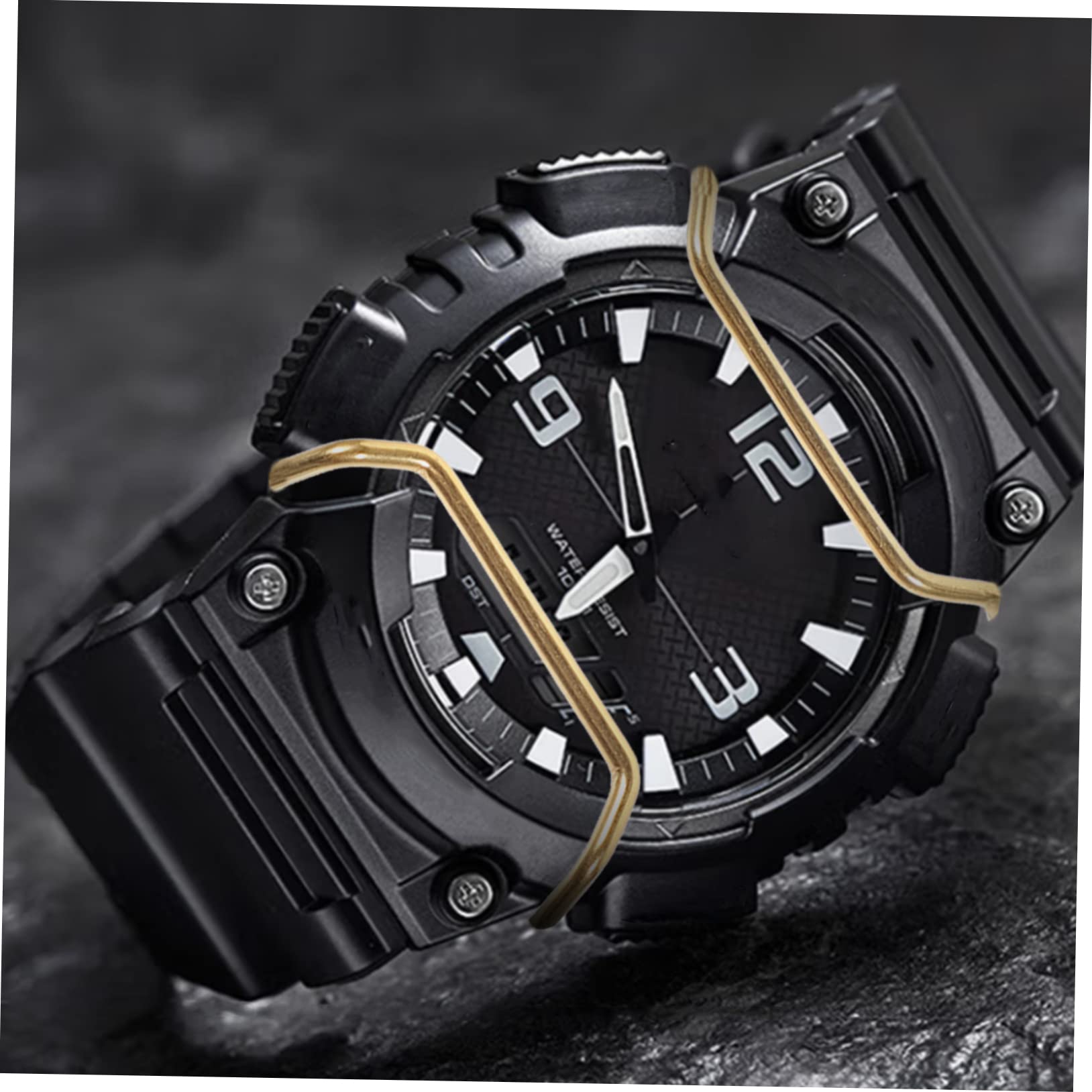 BESTonZON 5pièces Bumper De pour Montre Coque De Écran Compacte Et Accessoire Et Pratique pour Montre Homme Aux Et Facile à Installer