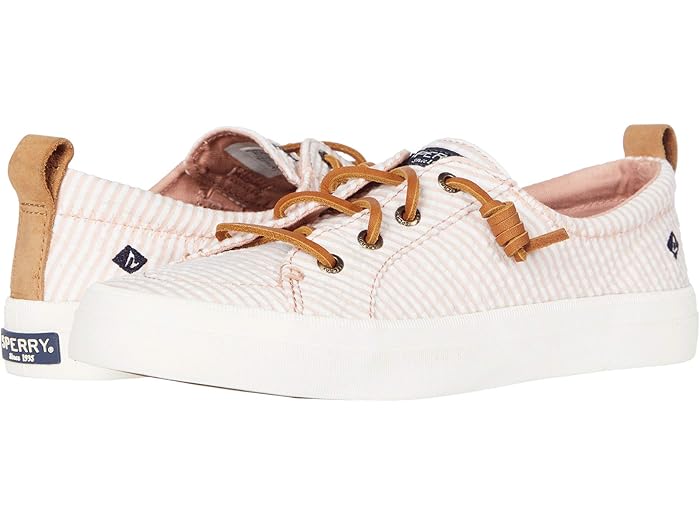 women's crest vibe seersucker stripe sneaker