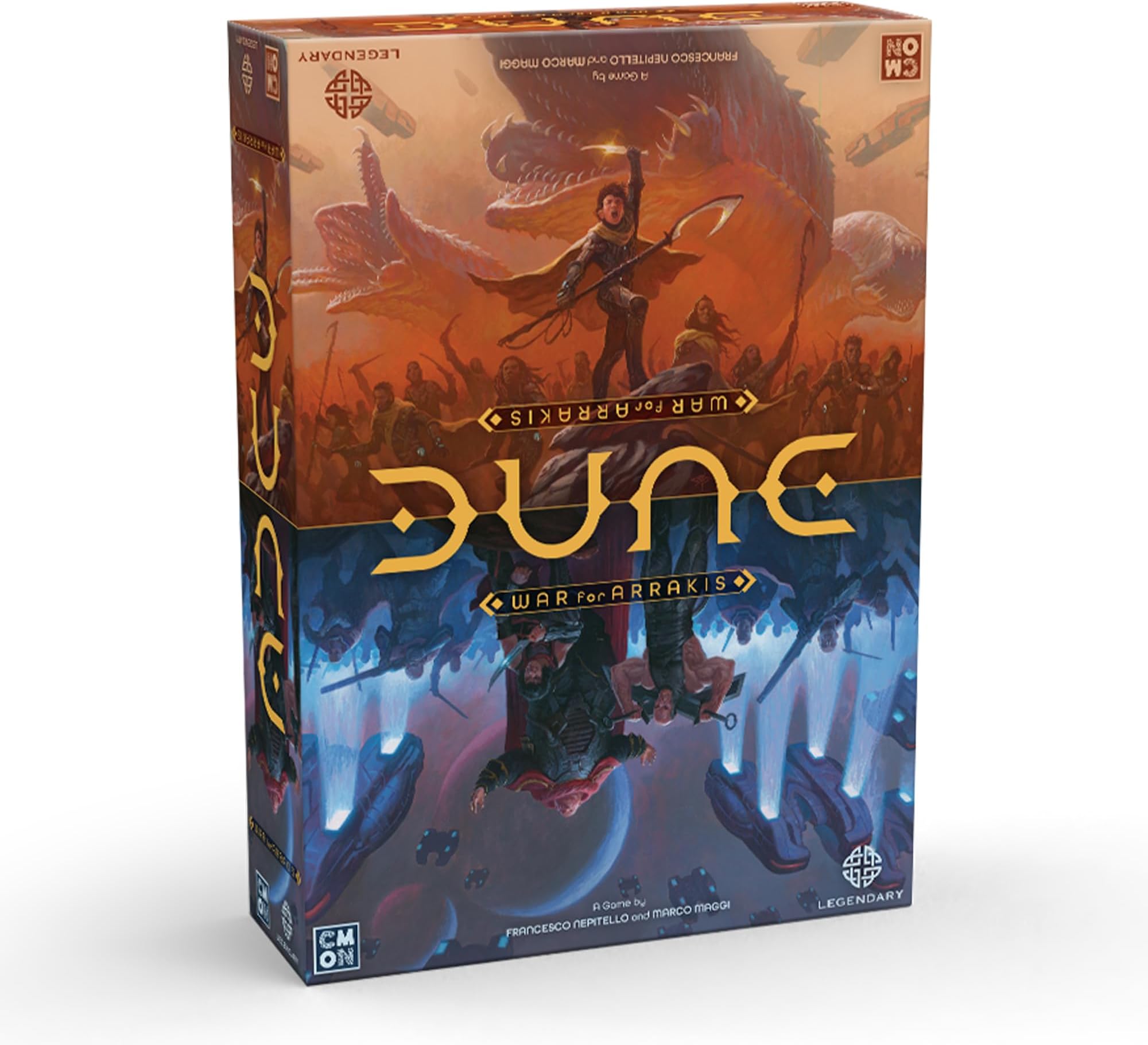 CMON Dune: War for Arrakis Board Game Core Box - Tabletop Miniature Strategy Game Asymmetrical Game Play for Kids and Adults Ages 14+ 1-4 Players 120 Minute Play Time