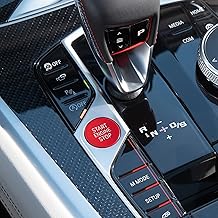 Jaronx Compatible with BMW Sports Red Start Stop Button 2018-2024, Engine Ignition Push Start Button Cover for BMW 1' F40/2' F44/3' G20 G21/8' G14 G15 G16/X5 G05/X6 G06/X7 G07/Z4 G29 Series