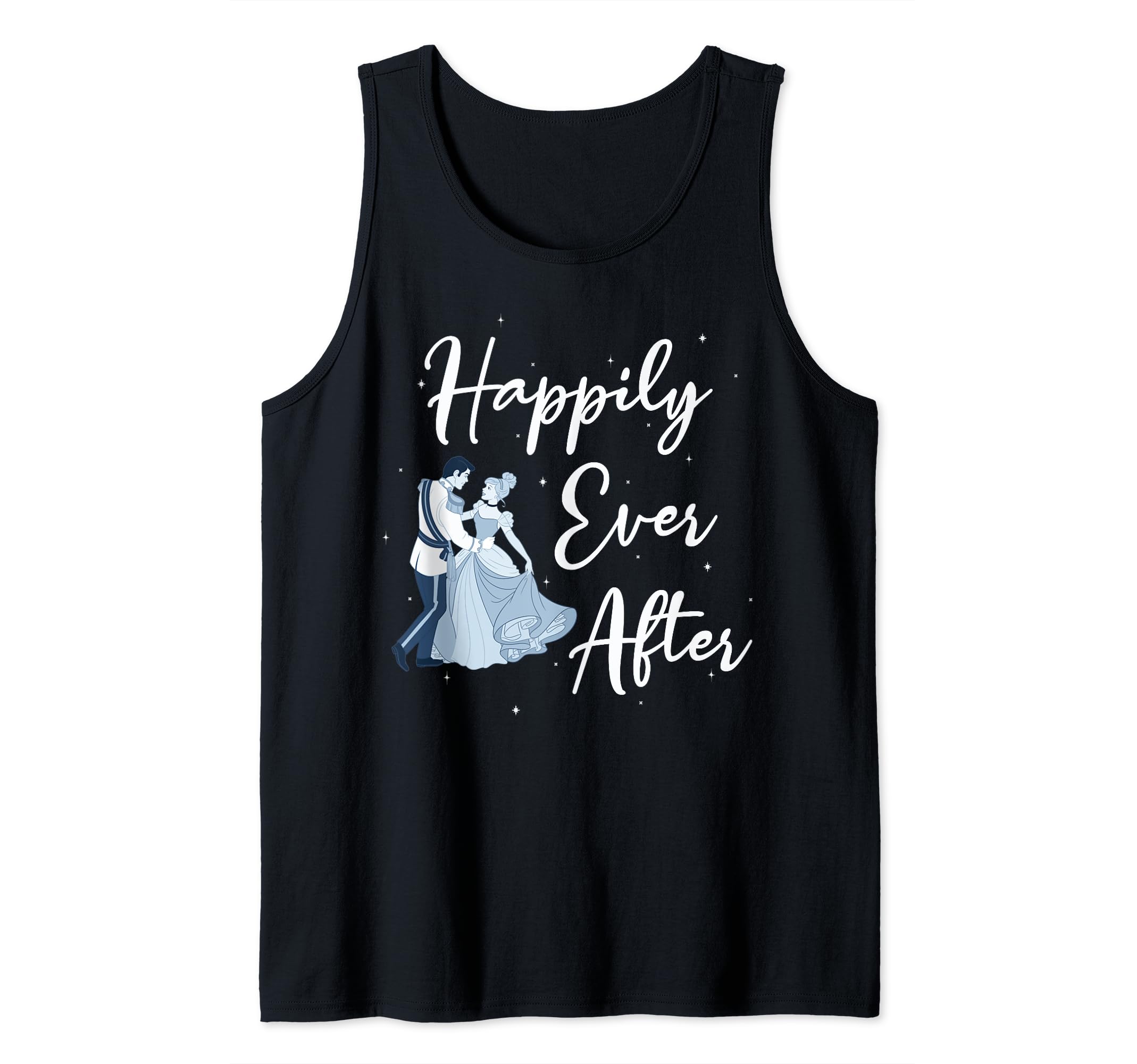 Disney Cinderella Prince Charming Happily Ever After Tank Top, Black