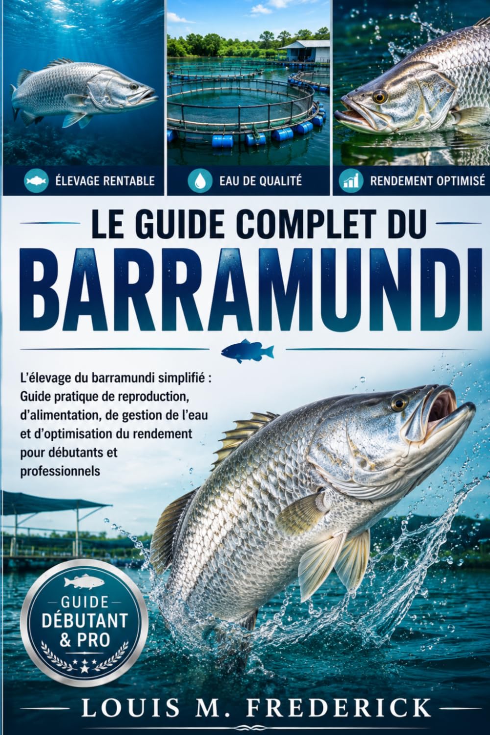 LE GUIDE COMPLET DU BARRAMUNDI: L'élevage du barramundi simplifié : Guide pratique de reproduction, d'alimentation, de gestion de l'eau et d'optimisation du rendement pour débutants et professionnels
