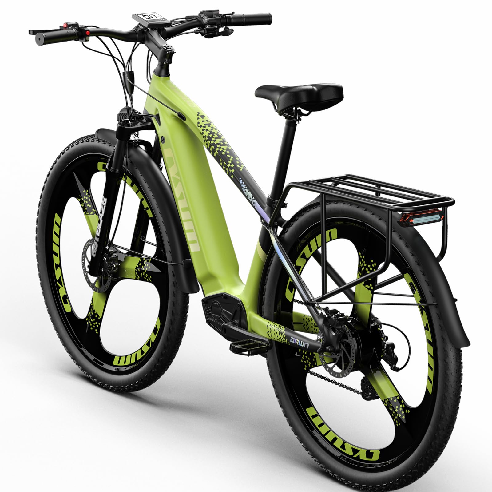 cysum Bicicletta Elettrica Montagna, Bici Elettrica Mountain, Fuoristrada Ebike Adulti, 29" Elettrica Bicicletta Uomo Donna, Li-Batteria Rimovibile 48V 15Ah Gamma 90-120km, Altezza Minima 170cm