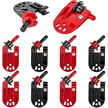 10Pcs Planer Board Release Clips, Tension Snap Release Clips Fishing in-line Side Clip for Offshore Tackles Downrigger Trolling Fishing Release Clips