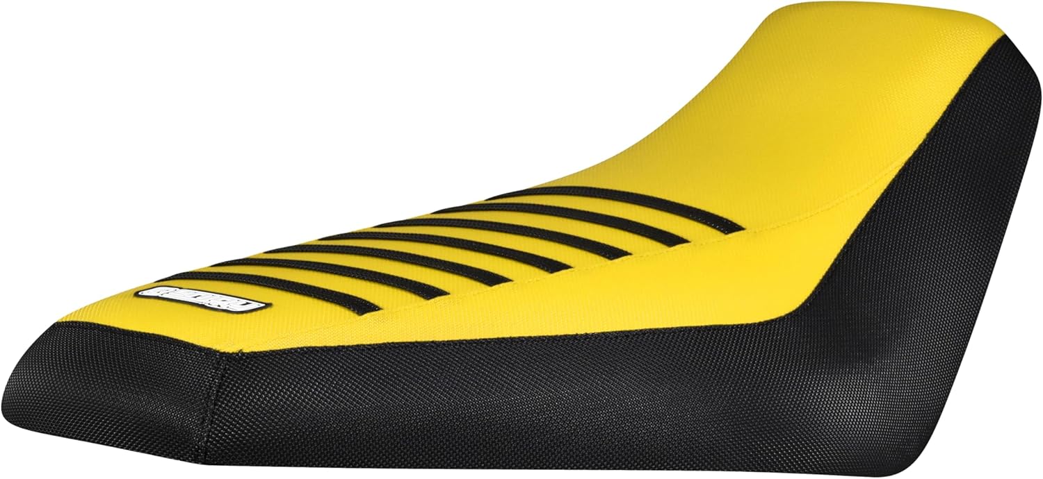 Enjoy Mfg Seat Cover - Compatible with Kawasaki 2005-2023 Brute Force 650 750 4x4I - Black Sides & Ribs - #339 (Black Sides/Florescent Green top/Black Ribs)