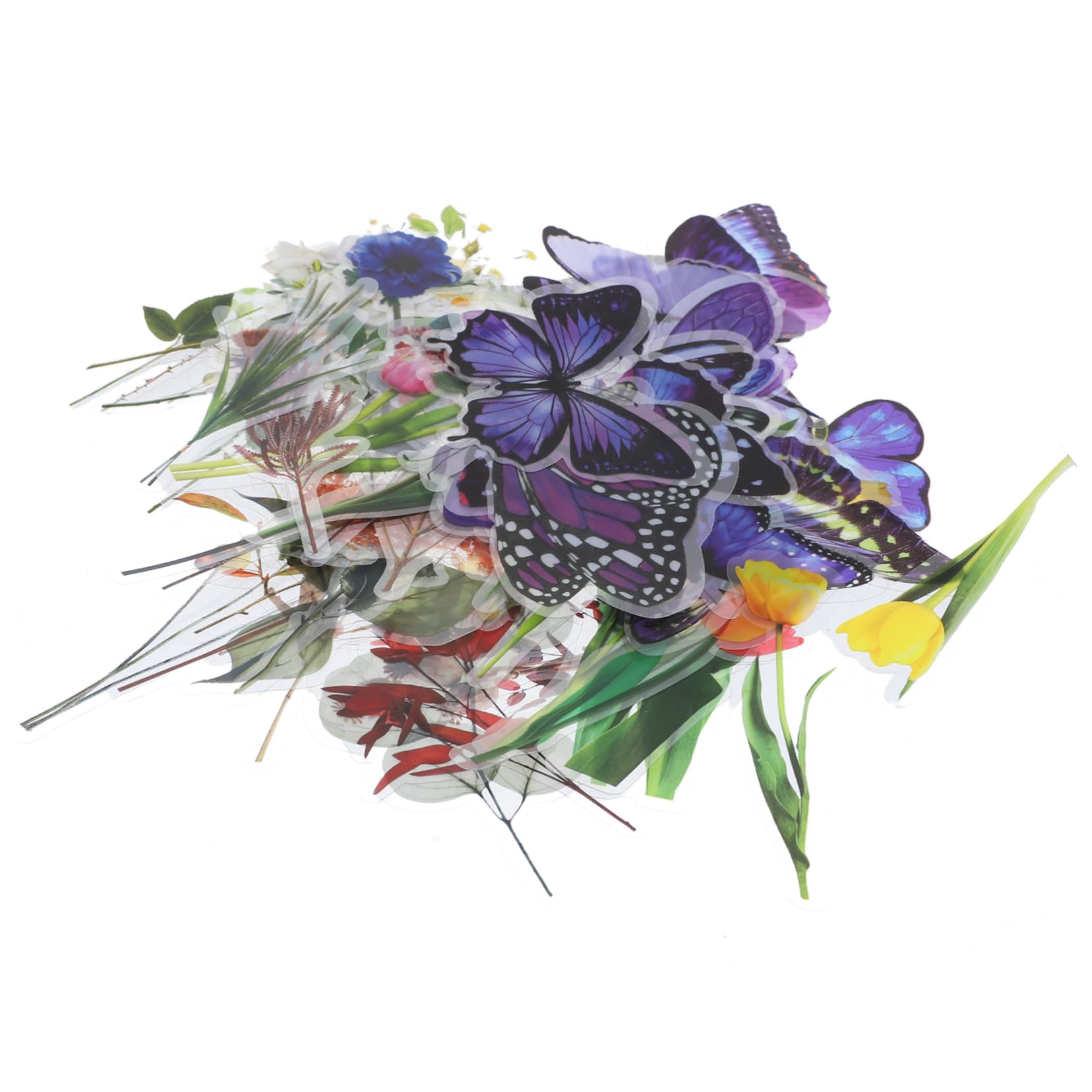 5 Pièces 4 Autocollants D'album Mignon Stickers Cintres Décorer Faveur Sacs Cordon Fleurs Autocollants Esthétique Bricolage Esthétique Stickers Ornement L'animal De Compagnie