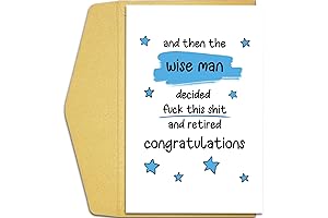 Hilarious Retirement Card for Men