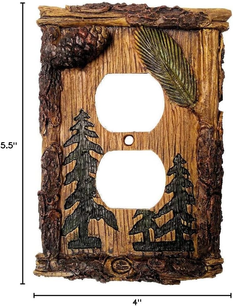 Pine Cone Outlet Cover