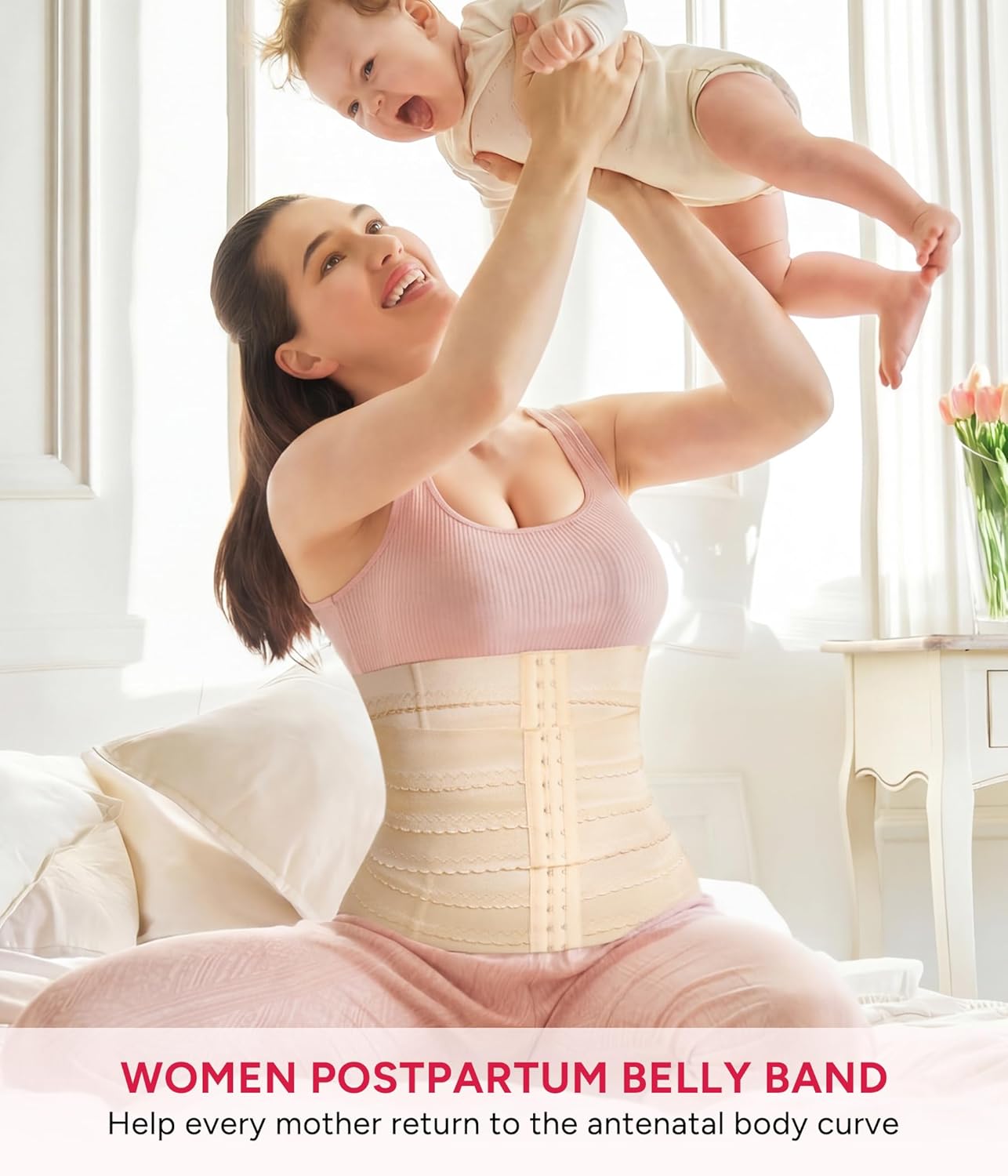 Gotoly Waist Trainer for Women Corset Shapewear Tummy Control Faja Body Shaper Postpartum Segmented Waist Cincher - Image 4