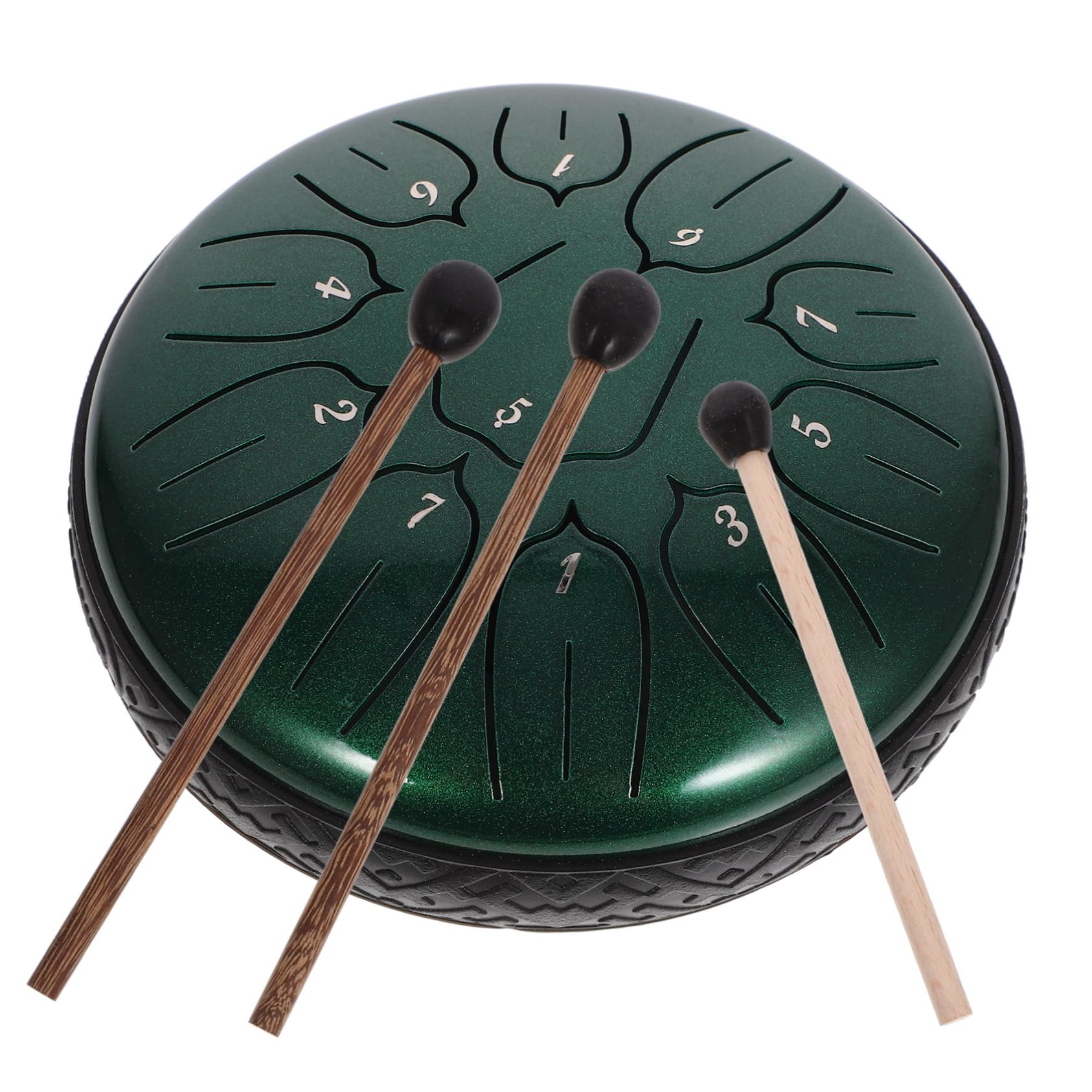 Yardwe 1 Set Tongue Drum Notes Percussion Instrument for Adults Creative present Choice for Music Learning Enhances Imagination Concentration Peaceful Sound Experience