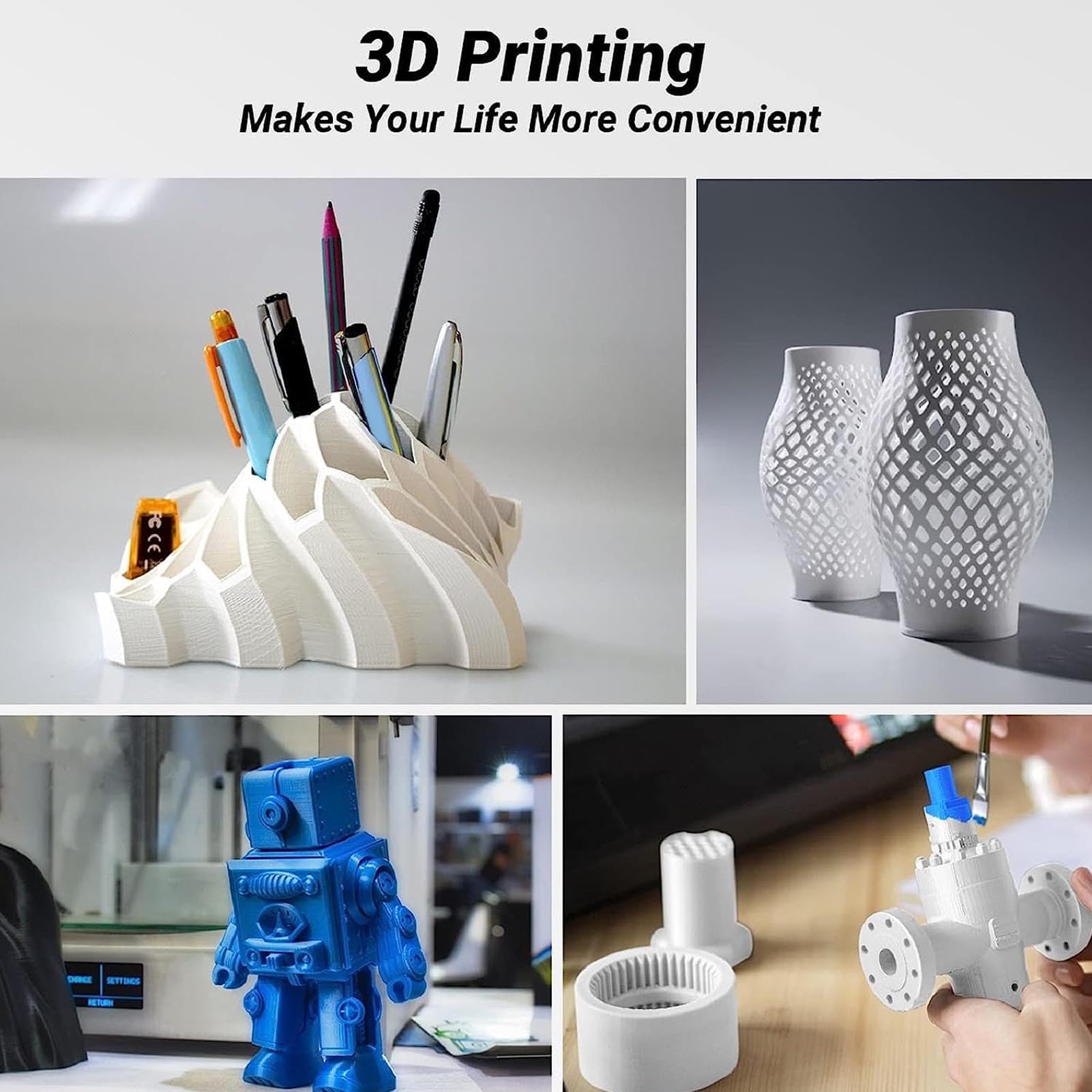 Materiały Eksploatacyjne Do Druku 3d, Płynne Podawanie I Stabilny Druk, Trójkolorowy Filament Pla O średnicy 1,75 Mm, Materiały Przyjazne Dla środowiska I Biodegradowalne