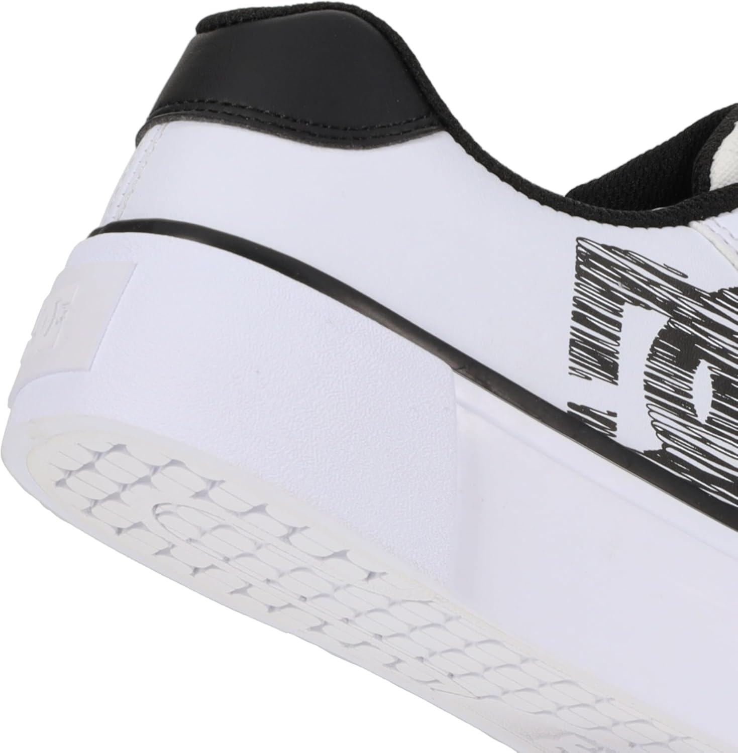 DC Women's Chelsea Platform Skate Shoe White/Black - Image 8